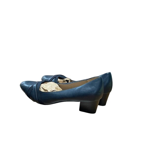 Cloudwalkers Womens Olivia Black Low Heel Pumps 12W - Picture 2 of 12